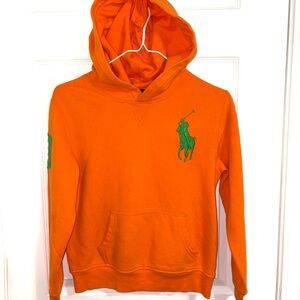 Ralph Lauren Boys Orange Hoodie Sweater